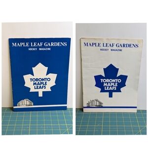 Vintage Toronto Maple Leafs Programs – Maple Leaf Gardens – 1971